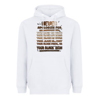 White never apologize Heavyweight Hoodie - MaliasSmallBusiness