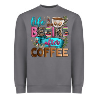 Storm life begins after coffee Heavyweight Sweatshirt - Zillion Design Studio