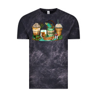 Cloud Black fishing coffee cups Vintage Tee - Zillion Design Studio