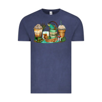 Vintage Denim fishing coffee cups Vintage Tee - Zillion Design Studio
