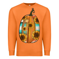Carrot Serape sunflower pumpkin Premium Sweatshirt - NancyCooperArtShop