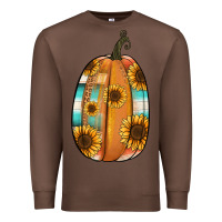 Chestnut Serape sunflower pumpkin Premium Sweatshirt - NancyCooperArtShop