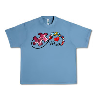 Pebble Blue autism mom 1 Urban Heavy Tee - SublimationCraftShop