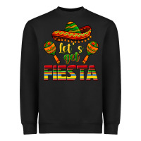 Black Let's Get Fiesta Heavyweight Sweatshirt - texasbilliewilder