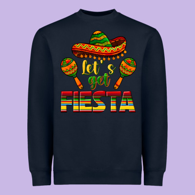 Let's Get Fiesta Heavyweight Sweatshirt Designed By Texasbilliewilder