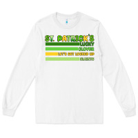 White st. patricks lucky clover  artiststas Long Sleeve Tee - Artiststas
