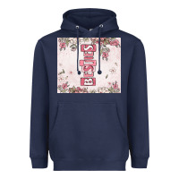 Navy besties Heavyweight Hoodie - MaliasSmallBusiness