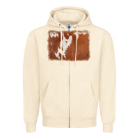 Sandshell cowhide background Zipper Hoodie - AdoDesignShop