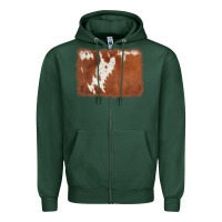 Sports Green cowhide background Zipper Hoodie - AdoDesignShop