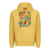 Antique Gold why fit in when you were born to stand out Premium Hoodie - LillyAllenDesigns