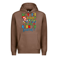 Chestnut why fit in when you were born to stand out Premium Hoodie - LillyAllenDesigns