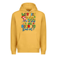 Mustard why fit in when you were born to stand out Premium Hoodie - LillyAllenDesigns