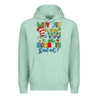 Seafoam why fit in when you were born to stand out Premium Hoodie - LillyAllenDesigns