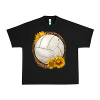 Black western volleyball with sunflower Urban Heavy Tee - HRA Design Shop