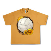 Western Volleyball With Sunflower Urban Heavy Tee | Teevron