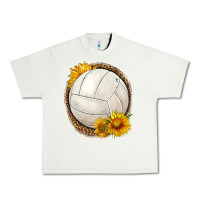 Pistachio western volleyball with sunflower Urban Heavy Tee - HRA Design Shop