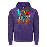 Cloud Purple 1st grade dude Vintage Hoodie - texasbilliewilder