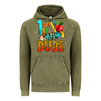 Vintage Olive 1st grade dude Vintage Hoodie - texasbilliewilder
