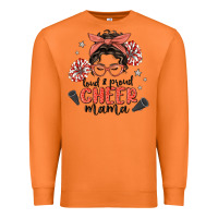 Carrot loud&proud mama messy bun Premium Sweatshirt - MaliasSmallBusiness