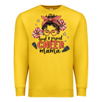Lemon loud&proud mama messy bun Premium Sweatshirt - MaliasSmallBusiness
