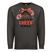 Smoke loud&proud mama messy bun Premium Sweatshirt - MaliasSmallBusiness