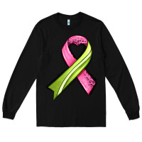 Black breast cancer sport ribbons Long Sleeve Tee - AdoDesignShop