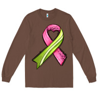 Chestnut breast cancer sport ribbons Long Sleeve Tee - AdoDesignShop