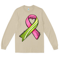 Mushroom breast cancer sport ribbons Long Sleeve Tee - AdoDesignShop