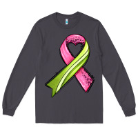 Smoke breast cancer sport ribbons Long Sleeve Tee - AdoDesignShop