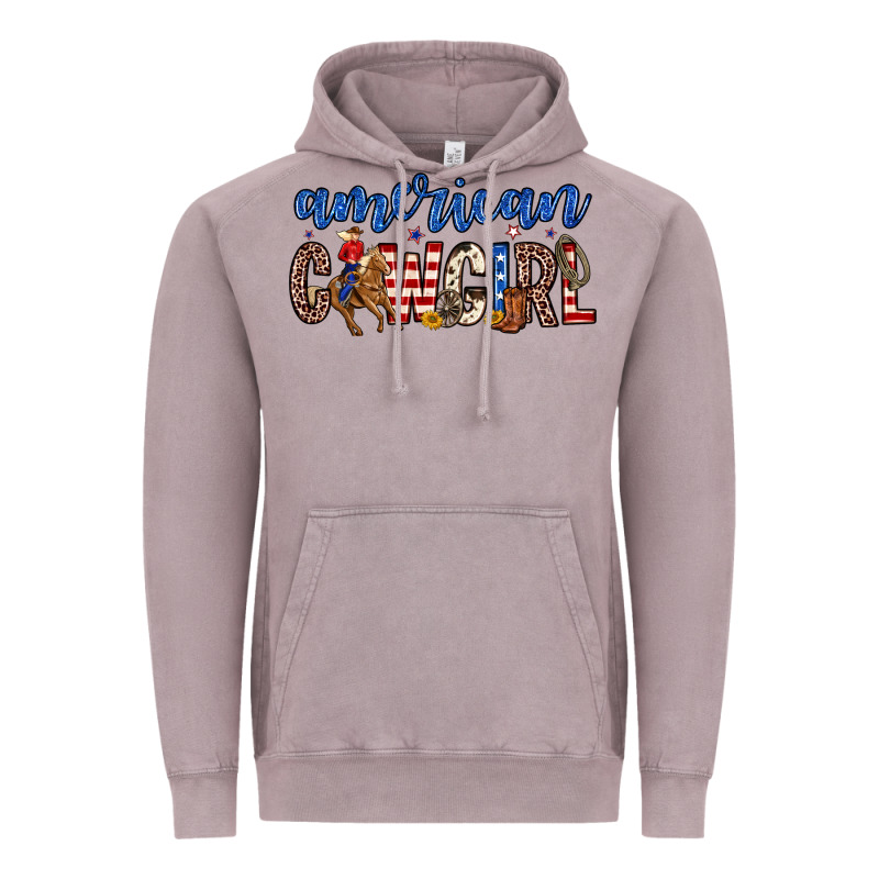 American Cowgirl Vintage Hoodie by Zillion Design Studio | Teevron
