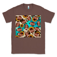 Chestnut football turquoise sunflower Classic Tee - JahusDesignShop