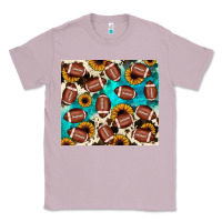 Lilac football turquoise sunflower Classic Tee - JahusDesignShop