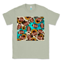 Matcha football turquoise sunflower Classic Tee - JahusDesignShop