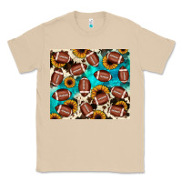 Mushroom football turquoise sunflower Classic Tee - JahusDesignShop