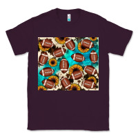 Plum football turquoise sunflower Classic Tee - JahusDesignShop