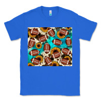 True Royal football turquoise sunflower Classic Tee - JahusDesignShop