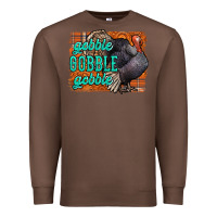 Chestnut Thanksgiving Turkey Gobble Gobble Premium Sweatshirt - NancyCooperArtShop