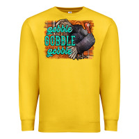 Lemon Thanksgiving Turkey Gobble Gobble Premium Sweatshirt - NancyCooperArtShop