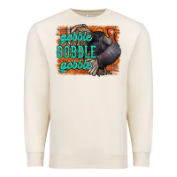 Sandshell Thanksgiving Turkey Gobble Gobble Premium Sweatshirt - NancyCooperArtShop