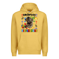 Antique Gold embrace differences Premium Hoodie - LillyAllenDesigns
