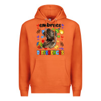 Carrot embrace differences Premium Hoodie - LillyAllenDesigns
