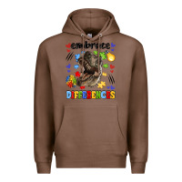 Chestnut embrace differences Premium Hoodie - LillyAllenDesigns