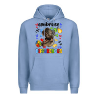 Colony Blue embrace differences Premium Hoodie - LillyAllenDesigns
