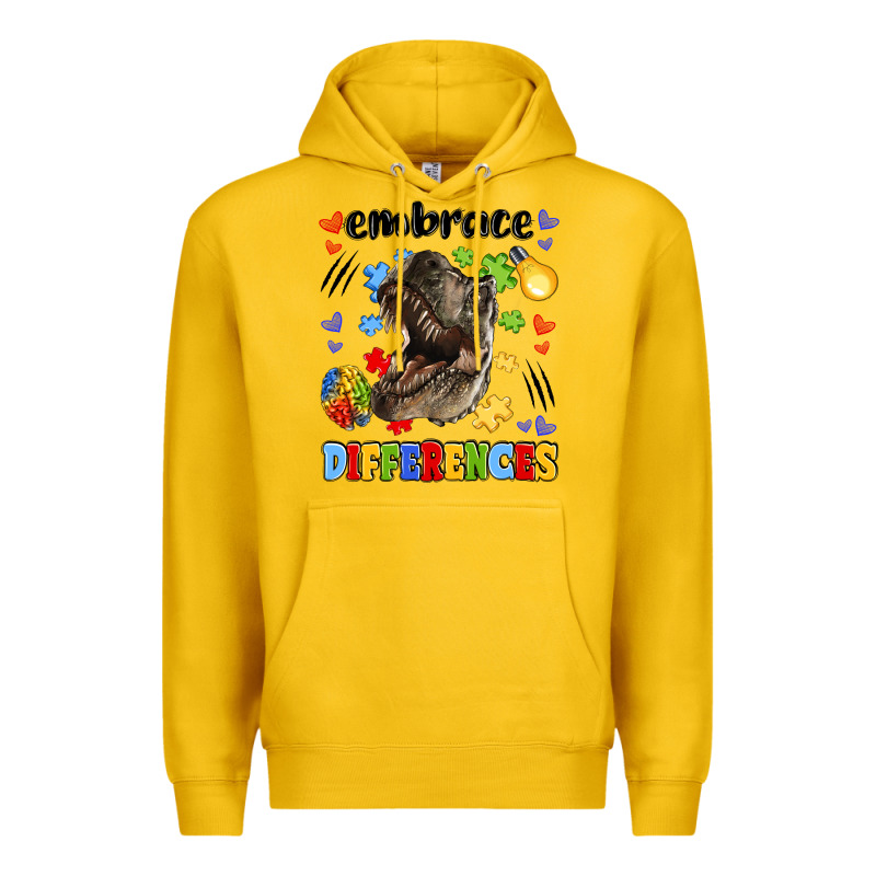 Embrace Differences Premium Hoodie by LillyAllenDesigns | Teevron