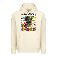 Sandshell embrace differences Premium Hoodie - LillyAllenDesigns