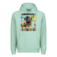 Seafoam embrace differences Premium Hoodie - LillyAllenDesigns