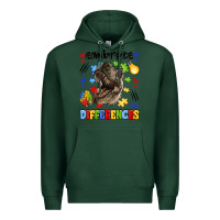 Sports Green embrace differences Premium Hoodie - LillyAllenDesigns
