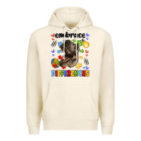 Tofu embrace differences Premium Hoodie - LillyAllenDesigns