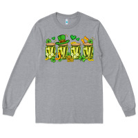 Heather Grey st. patricks day pickle Long Sleeve Tee - Artiststas