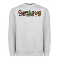 Heather Grey christmas believe Heavyweight Sweatshirt - RanaPortraitStore